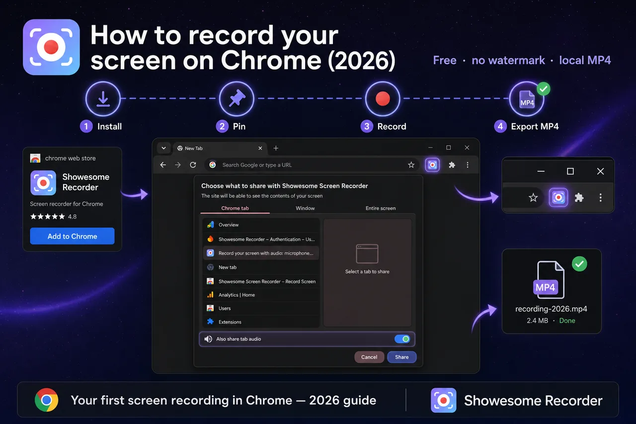 How to record your screen on Chrome (2026)