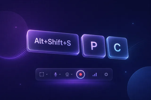 Keyboard shortcuts guide
