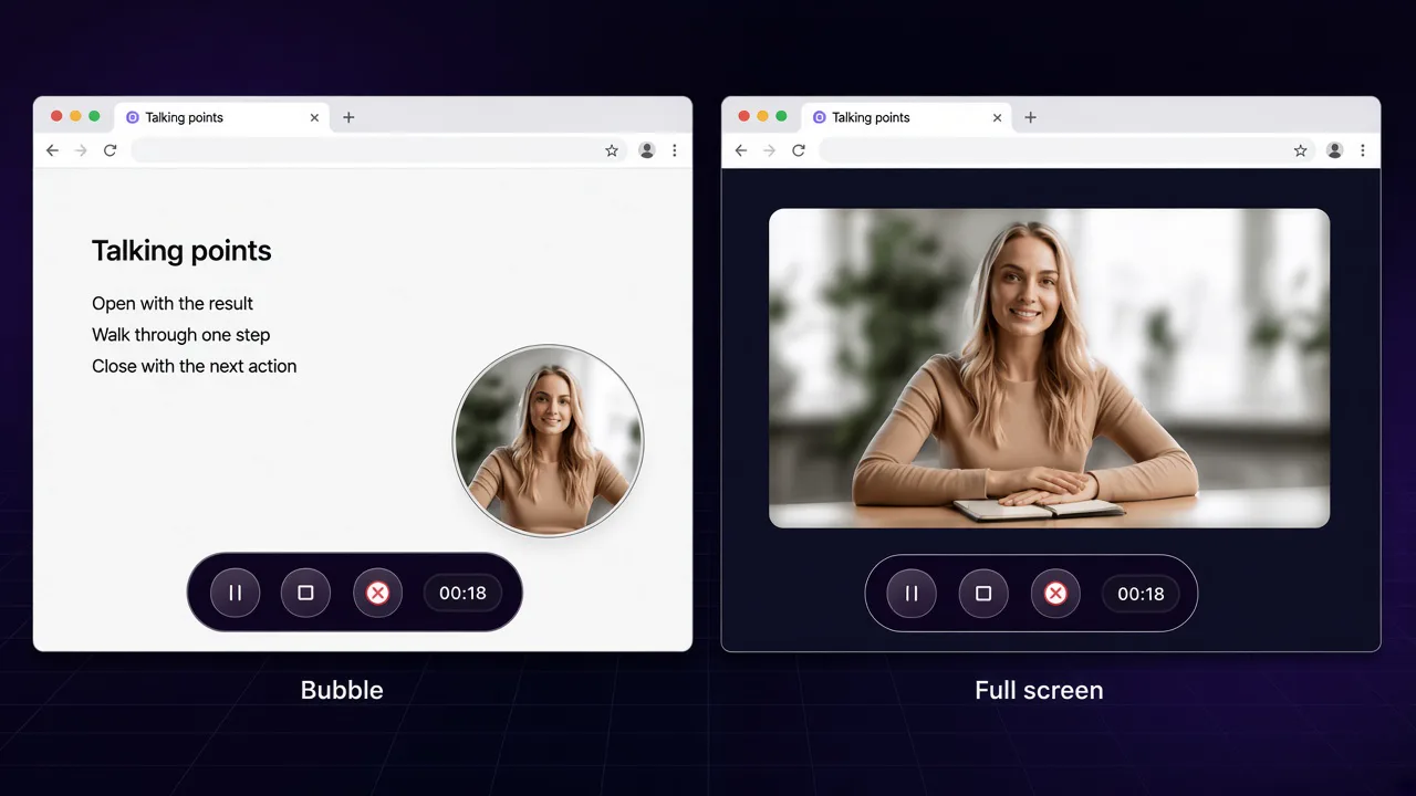 How to record Camera Only in Chrome