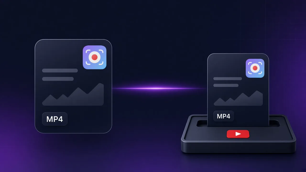 How to upload a Chrome screen recording to YouTube
